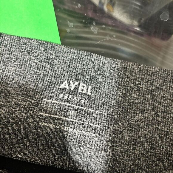AYBL Women's Motion Seamless Compression Leggings XL Gray Camo High Rise Pull On - Picture 6 of 7
